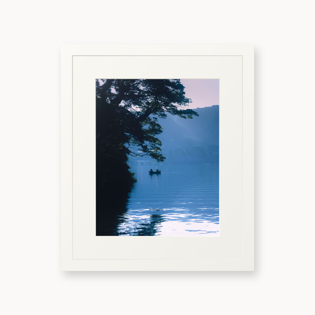 
Blue Lake — 11x14 inch white frame