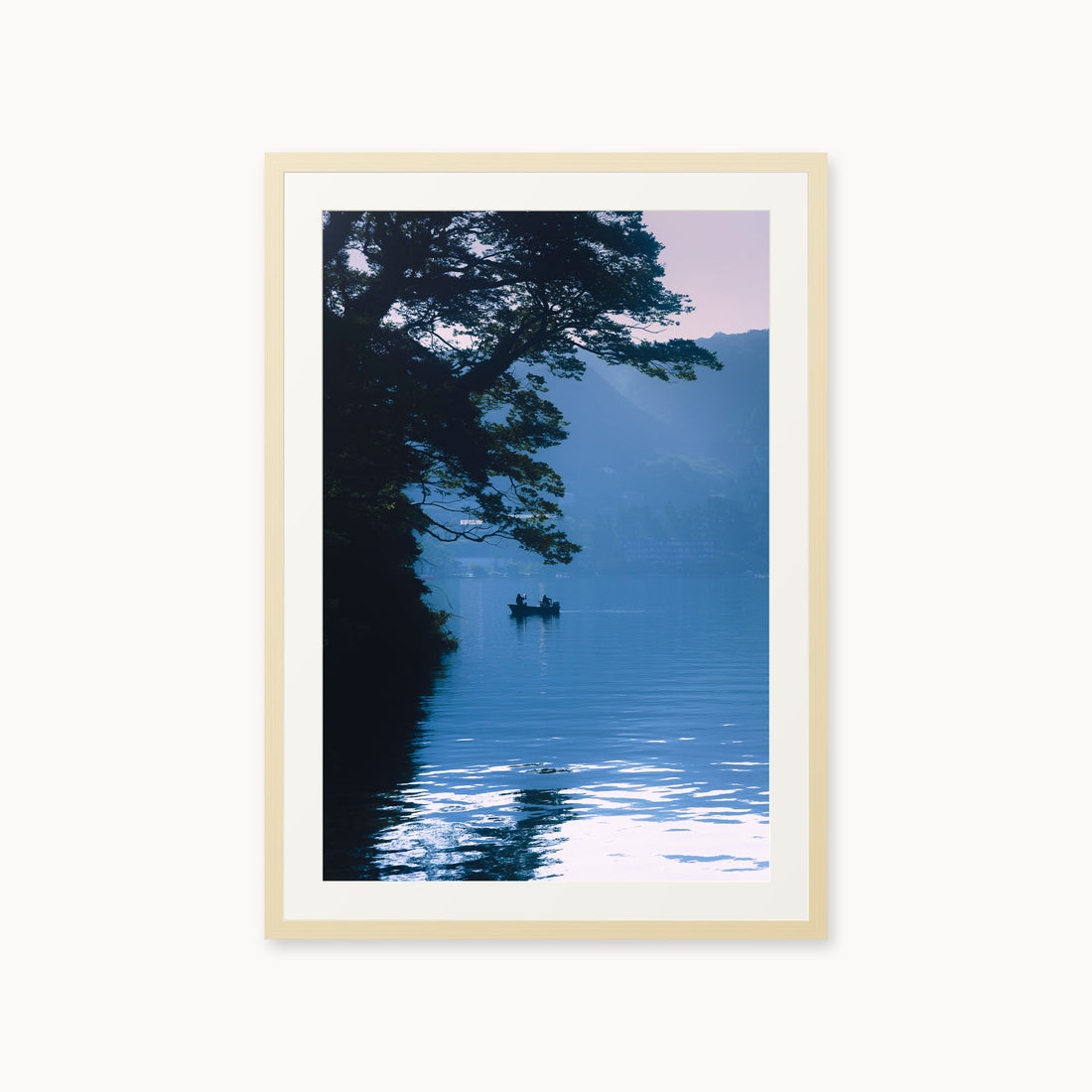
Blue Lake — 24x36 inch maple frame