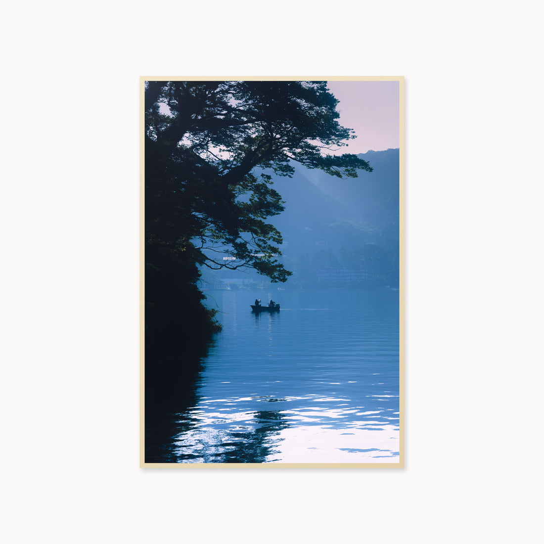 
Blue Lake — 40x60 inch maple frame