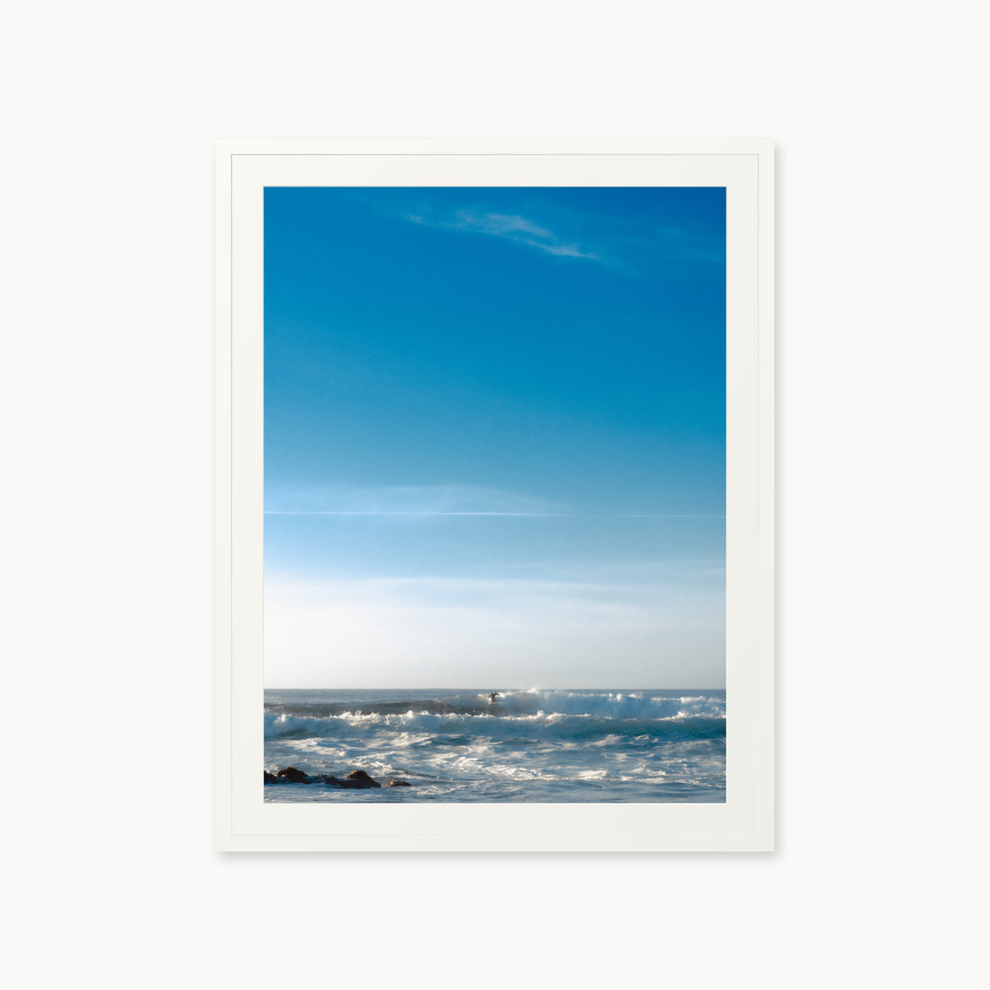 
Easy Days — 30x40 inch white frame