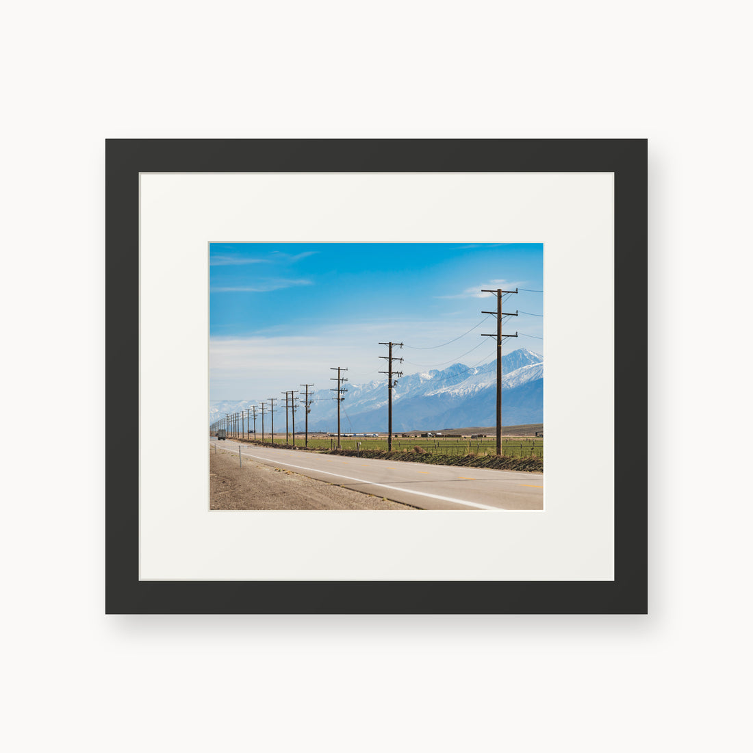 
Goin' West, 8×10 in, black