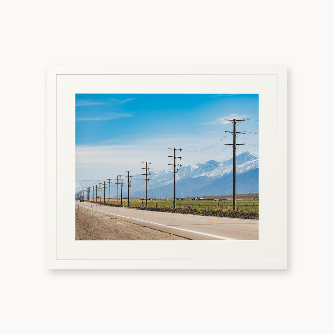 
Goin' West, 16×20 in, white