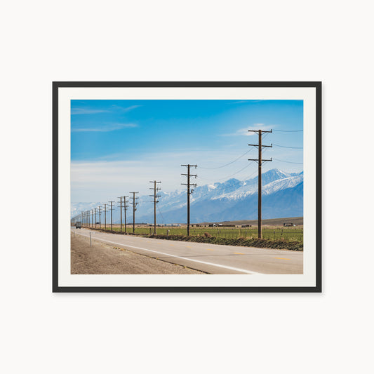 
Goin' West, 30×40 in, black