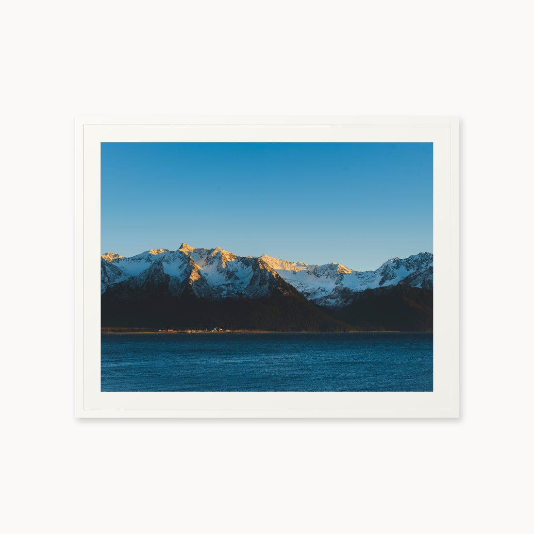 
Golden Ridge — 30x40 inch white frame