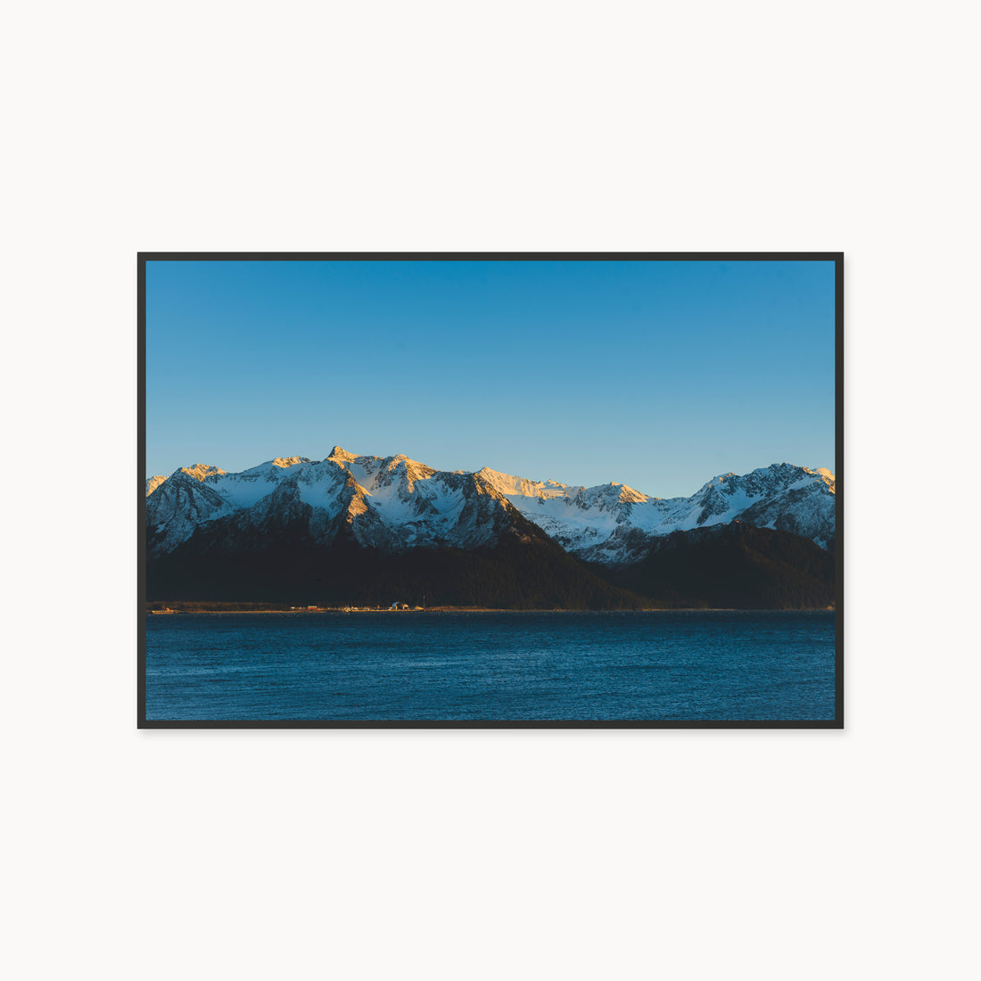 
Golden Ridge — 40x60 inch black frame