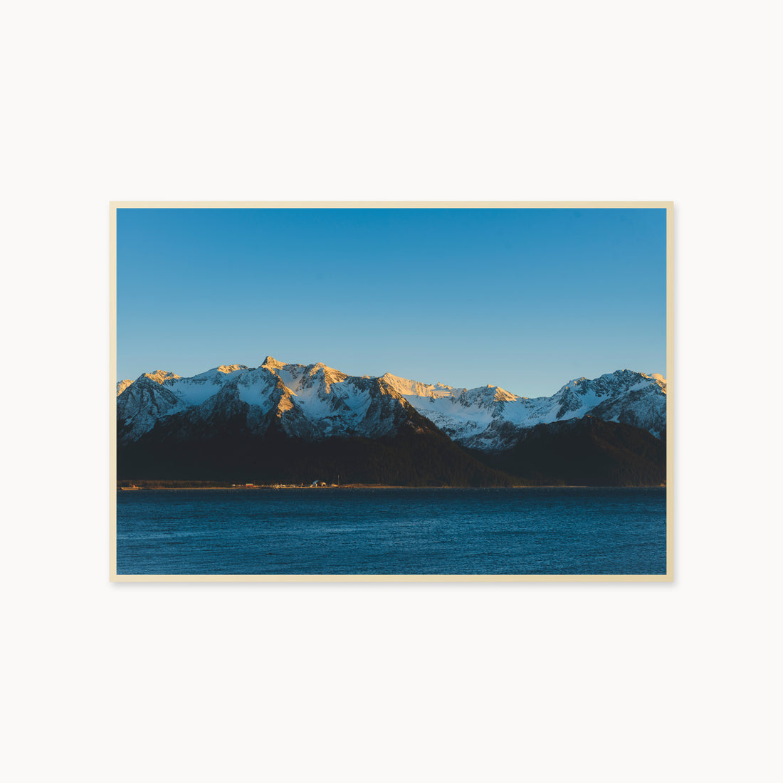 
Golden Ridge — 40x60 inch maple frame
