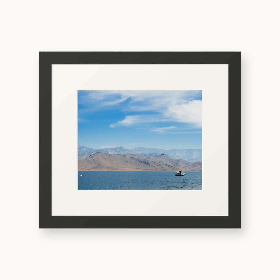 
Lake Isabella, 8×10 in, black