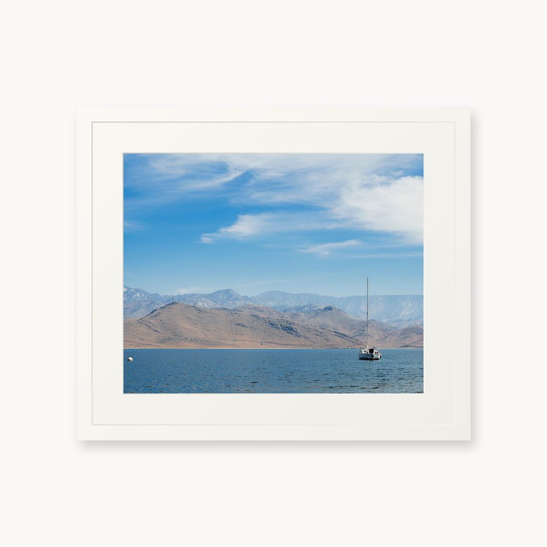 
Lake Isabella, 16×20 in, white