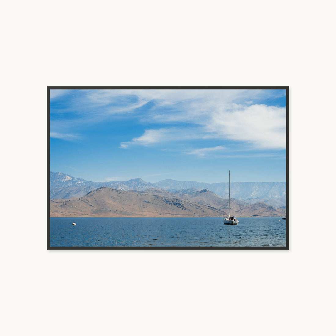 
Lake Isabella, 40×60 in, black