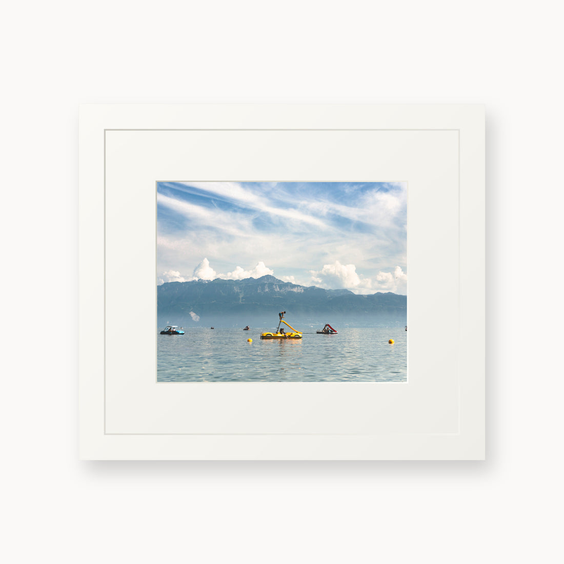 
L'enfant Bleu — 8x10 inch white frame