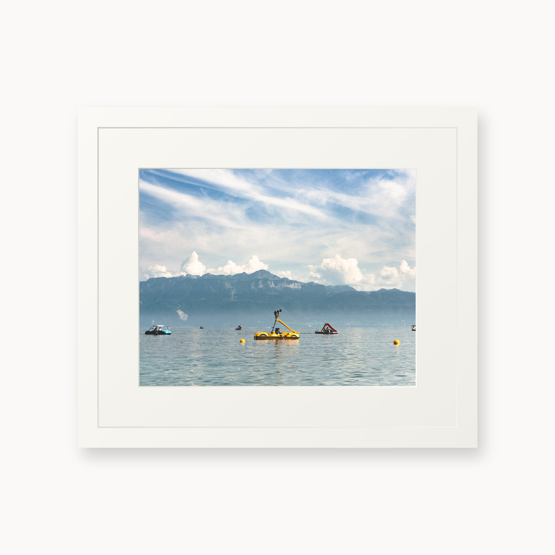 
L'enfant Bleu — 11x14 inch white frame