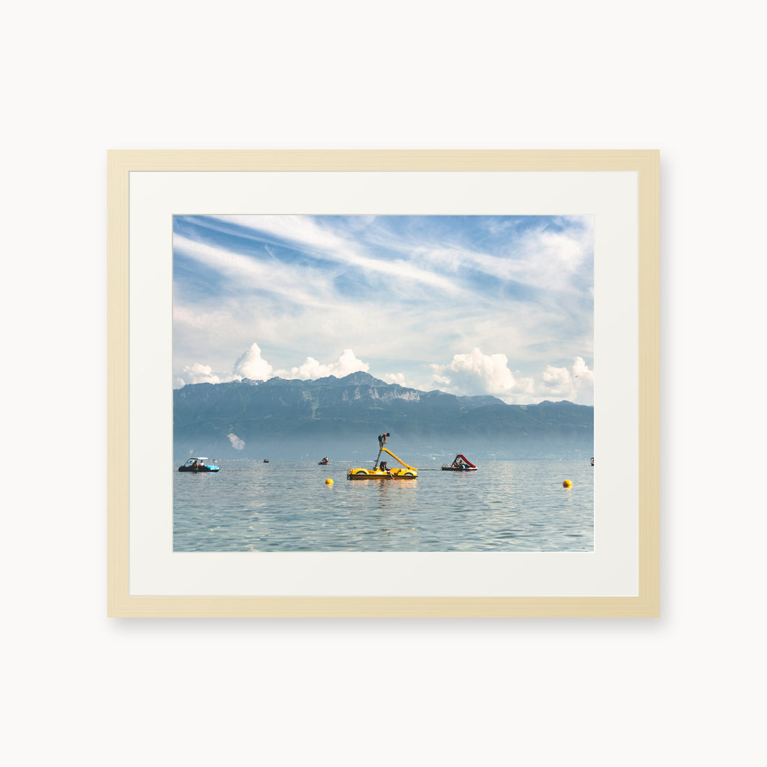 
L'enfant Bleu — 16x20 inch maple frame