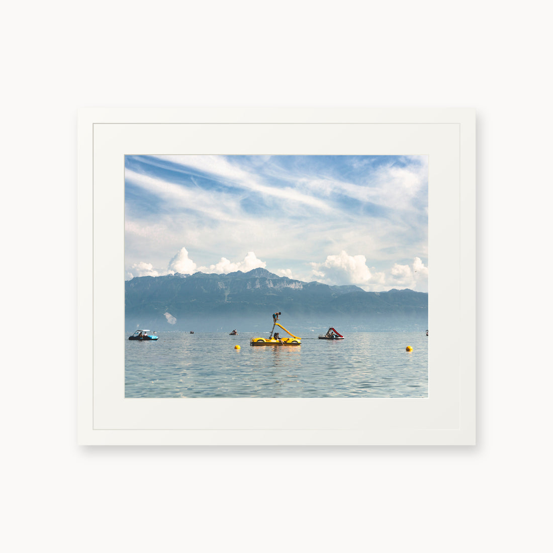 
L'enfant Bleu — 16x20 inch white frame