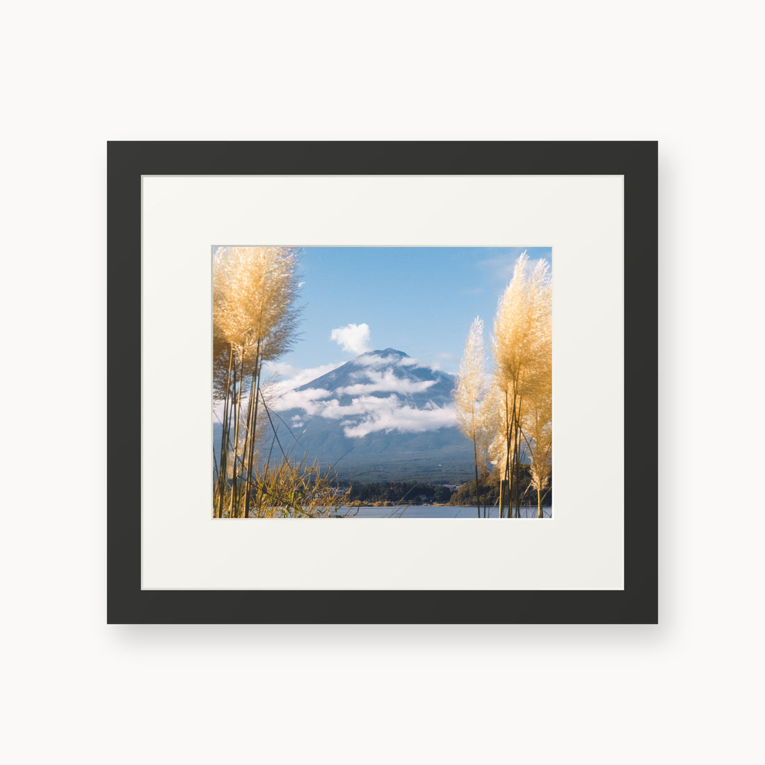 
Mount Fuji View — 8x10 inch black frame