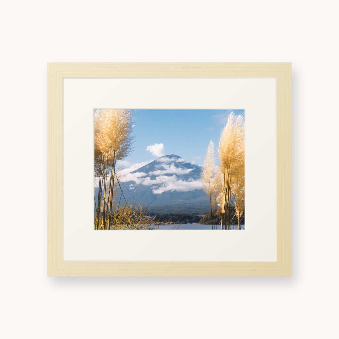 
Mount Fuji View — 8x10 inch maple frame