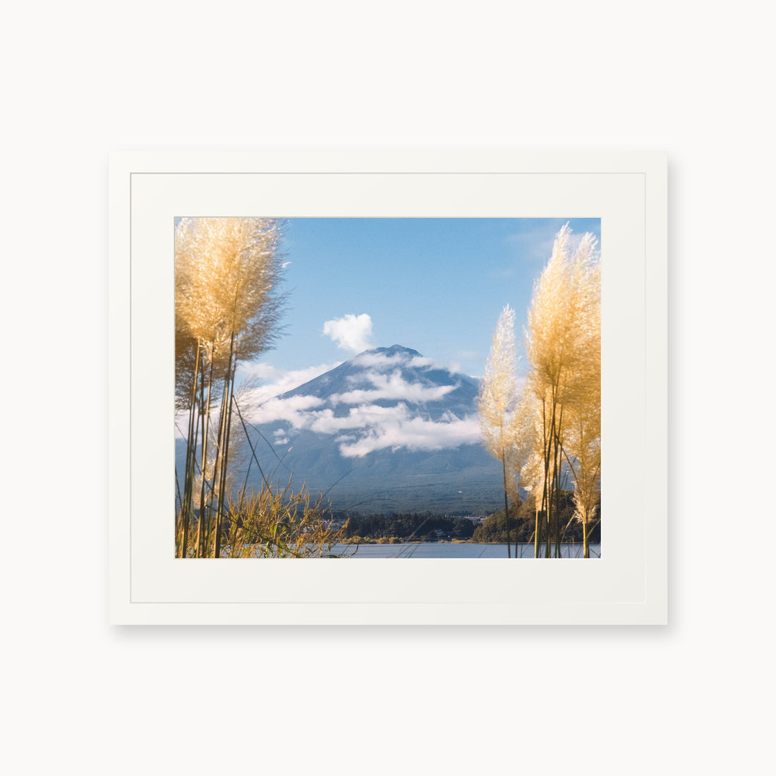 
Mount Fuji View — 16x20 inch white frame