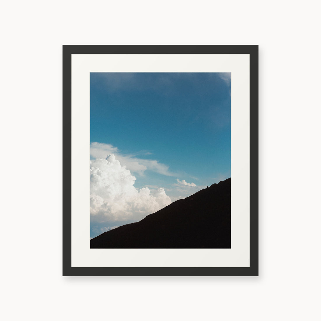
Solitary Ascent — 16x20 inch black frame